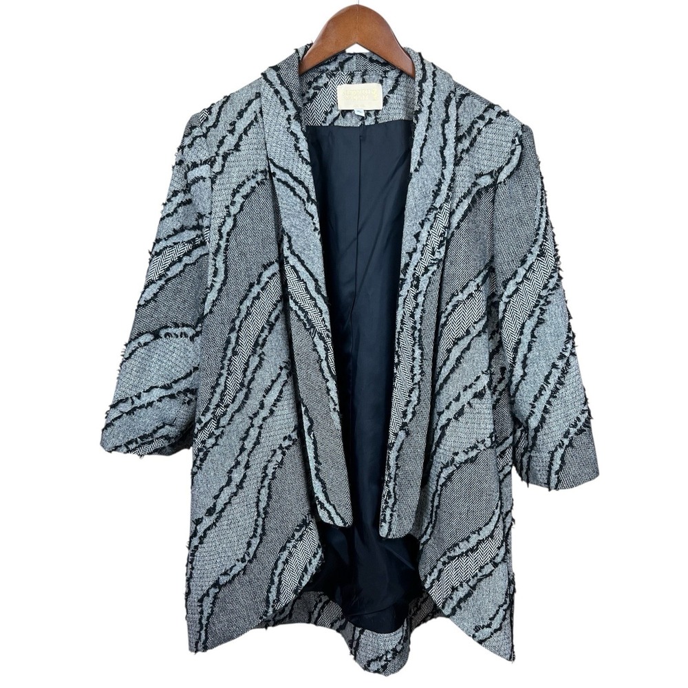 Alberto Makali Textured Open‎ Front Jacket XL